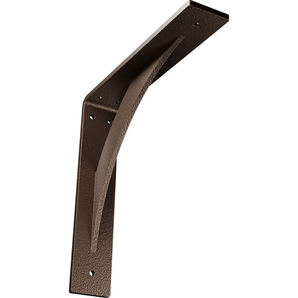 Ekena Millwork Legacy Steel Bracket, Hammered Dark Bronze 2"W x 10"D x 10"H BKTM02X10X10LEHDB - main